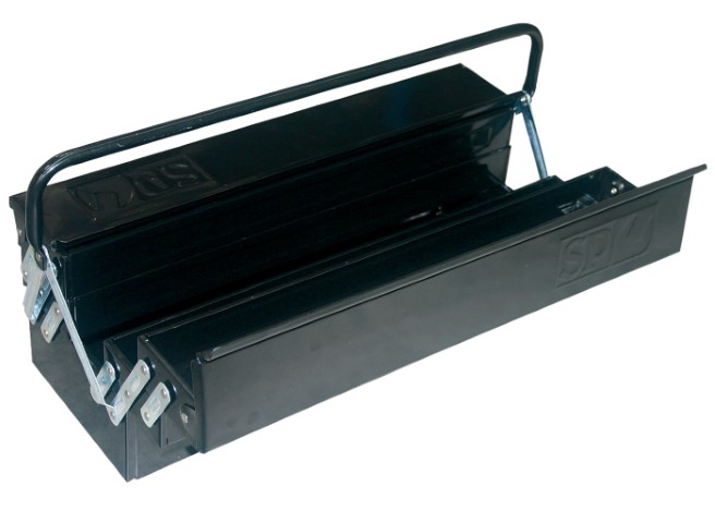 SP - TOOL BOX BLACK CUSTOM CANTILEVER 404MM 5 TRAY 